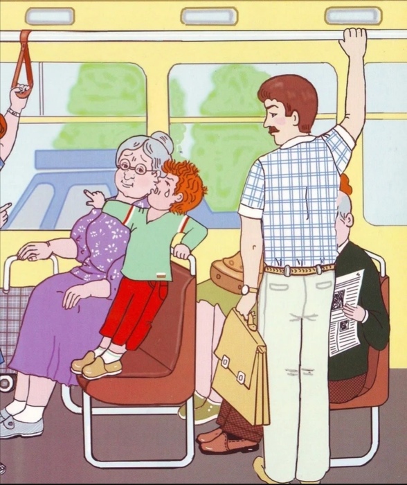Тест: кому вы уступите место в общественном транспорте? :: инфониак