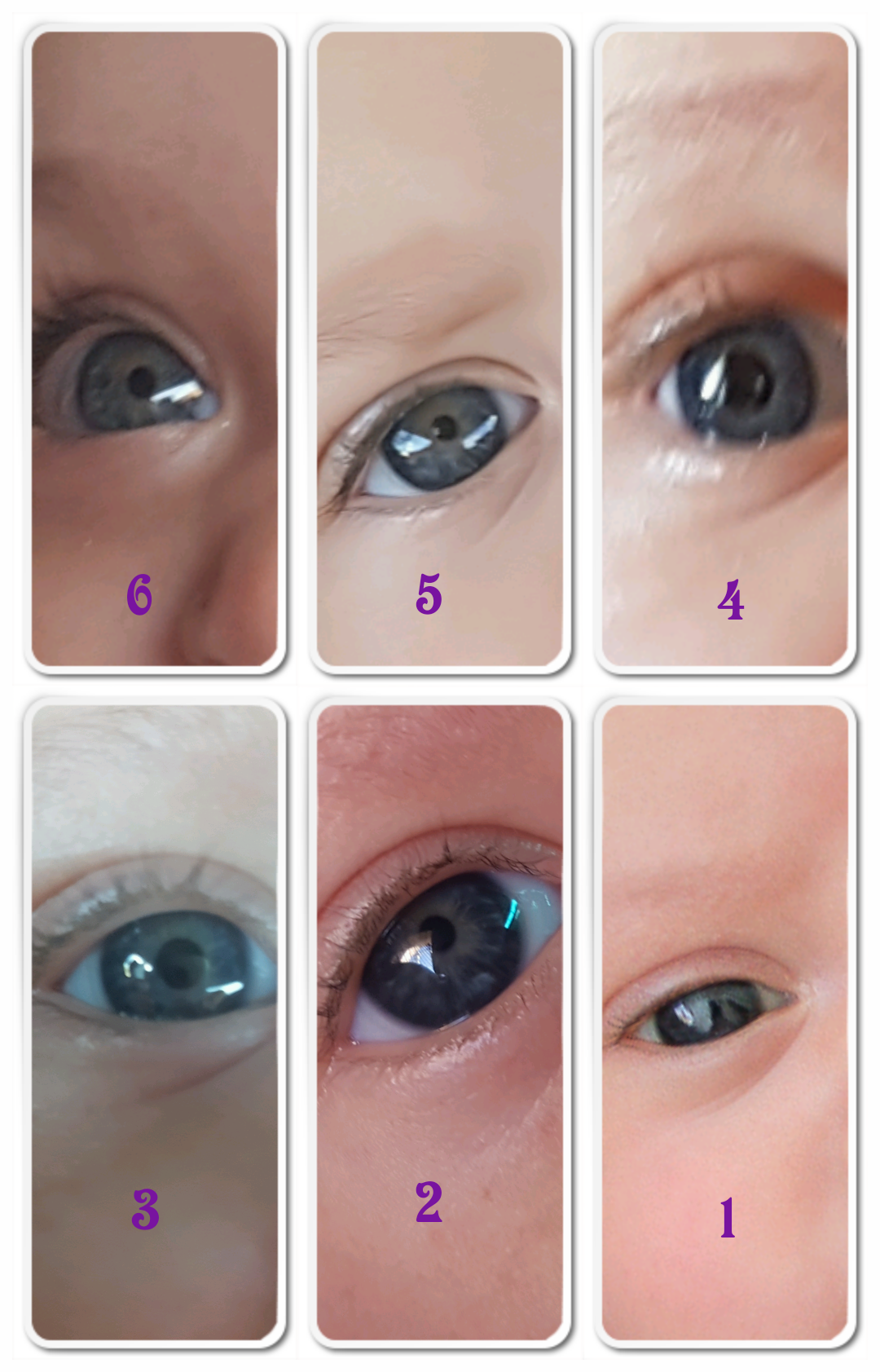 Когда меняется цвет глаз у новорожденных + таблица изменений