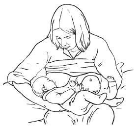 Как кормить грудью двойню | уроки для мам