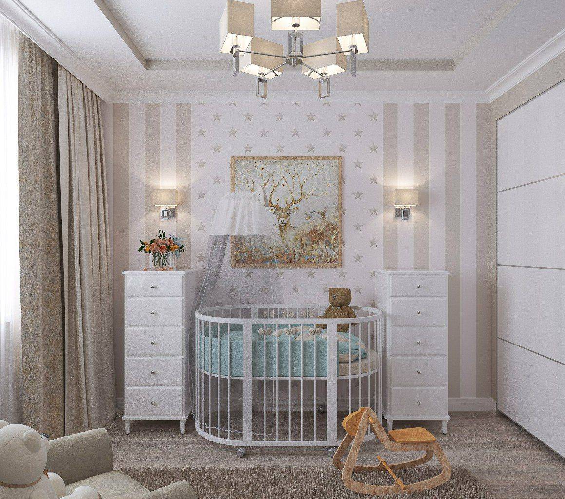 Комната для новорожденного (30 фото): лучшие идеи интерьеров для мальчика и девочки