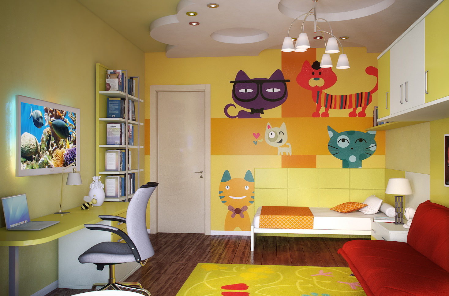 Дизайн детской комнаты: фото-идеи, выбор цвета и стиля