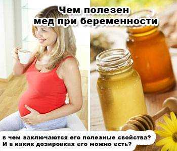 Мед при беременности | уроки для мам