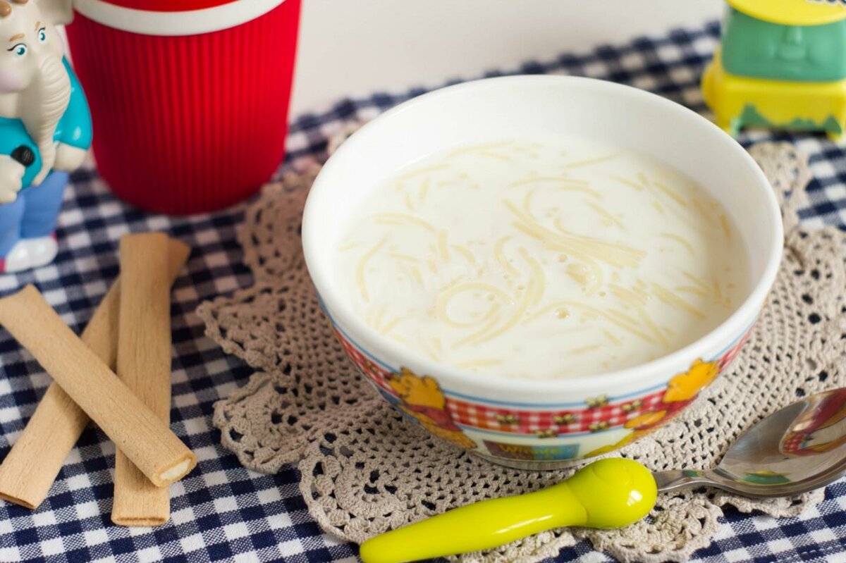 Молочный суп с вермишелью: вкусный, как в детском саду, в мультиварке