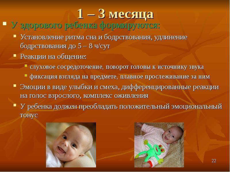 Ребенок в 3 месяца / календарь развития ребенка