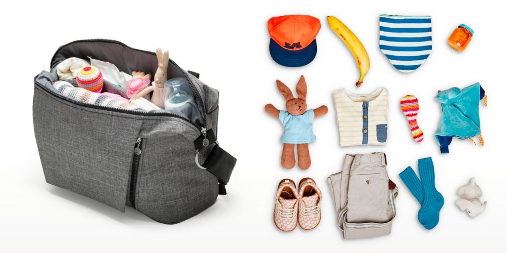 Сумка для малыша: какие вещи нужно обязательно взять для ребенка в дорогу