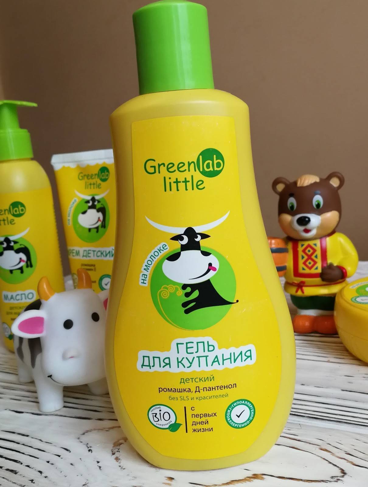 Tsarina: первая полезная детская косметика на молоке greenlab little