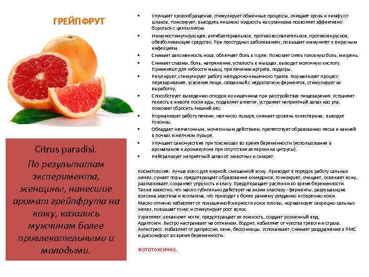 Польза и вред грейпфрута для женщин и мужчин