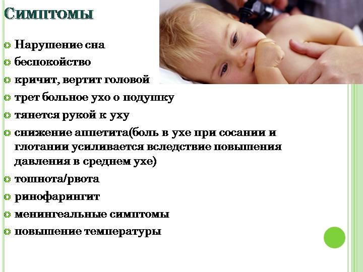 Отит, острый средний отит, симптомы и лечение отита