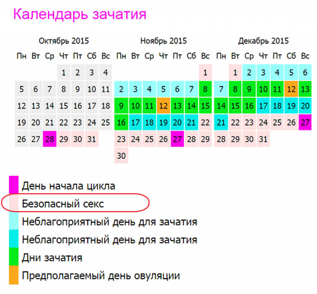 Как рассчитать благоприятный день для зачатия? :: syl.ru