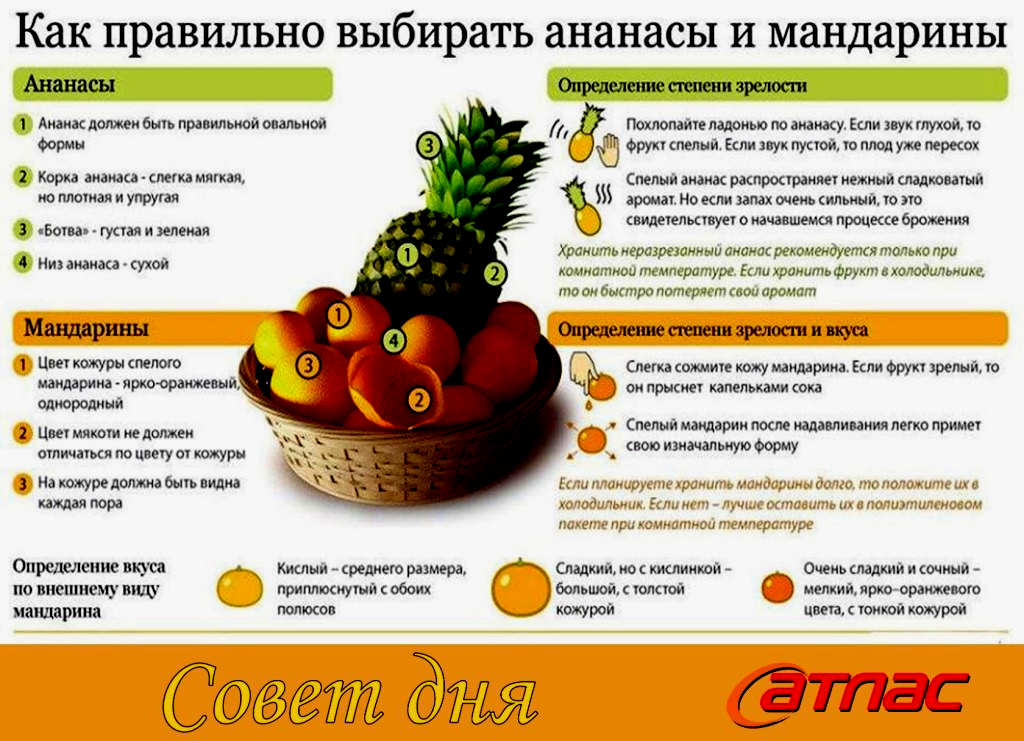 Как выбрать ананас правильно фото спелый Как выбрать и сохранить мандарины