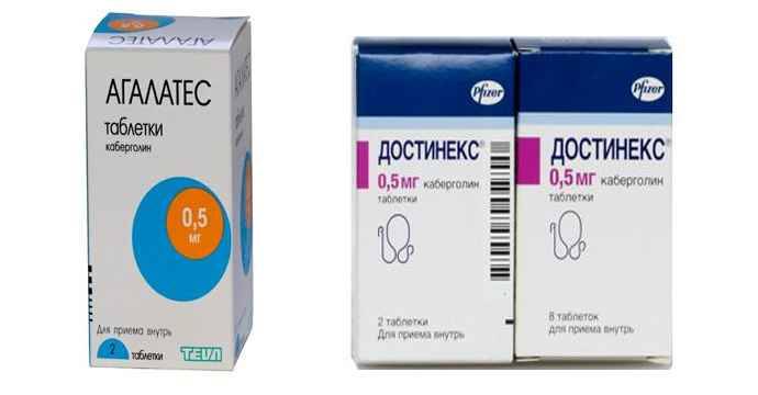 Агалатес таб. 0,5мг №8. для подавления/стимуляции молока у кормящих женщин | живая аптека
