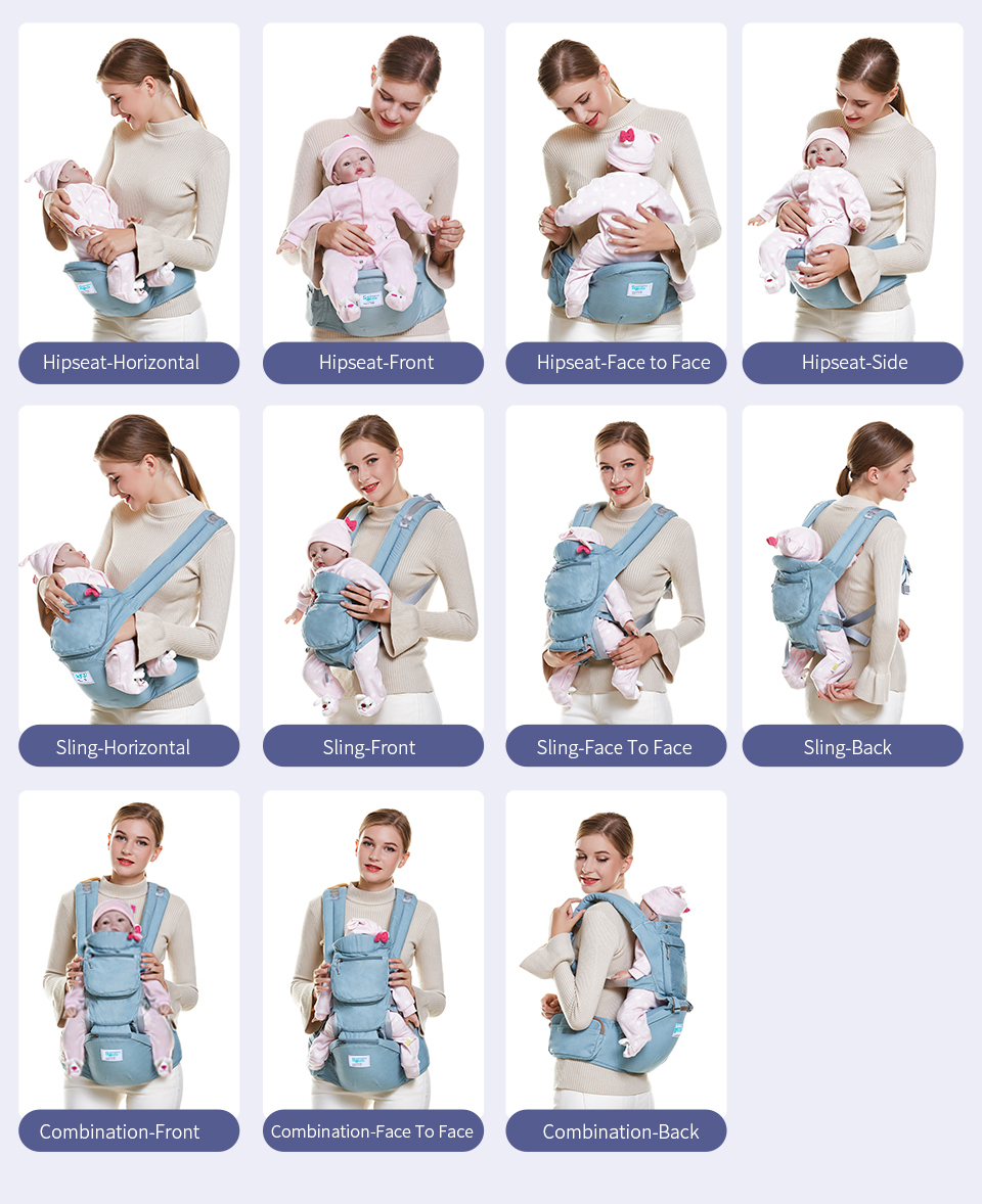 Как носить слинг с кольцами для новорожденных