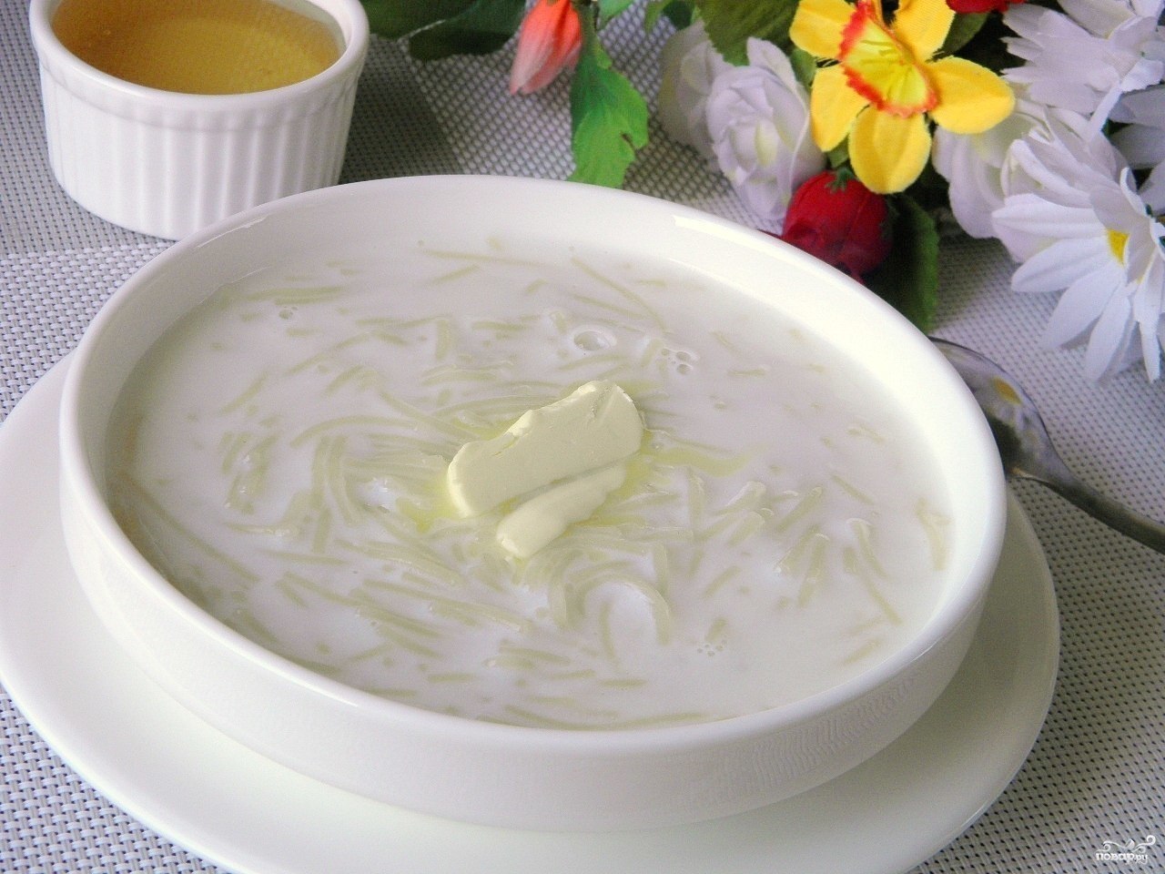 Рецепт молочного супа с вермишелью для ребенка