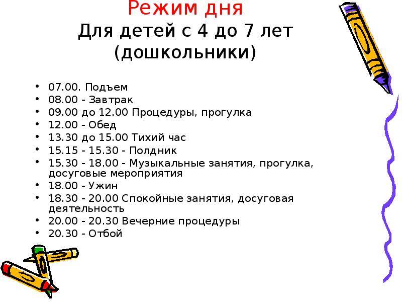 Режим дня ребенка в 7 месяцев по часам (таблица): режим сна, распорядок