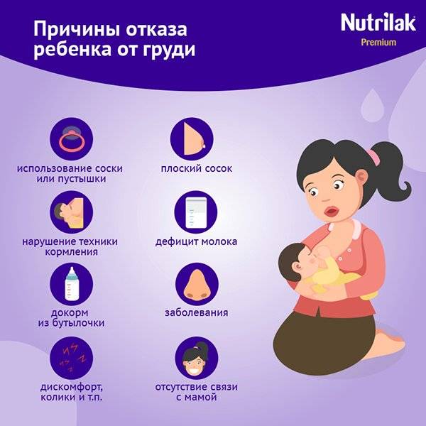 ➤ как отучить ребенка от грудного вскармливания