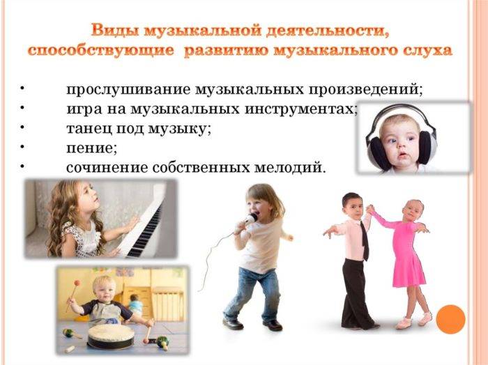 Упражнения для развития слухового восприятия у детей