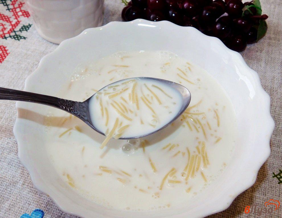 Рецепт молочного супа с вермишелью для ребенка