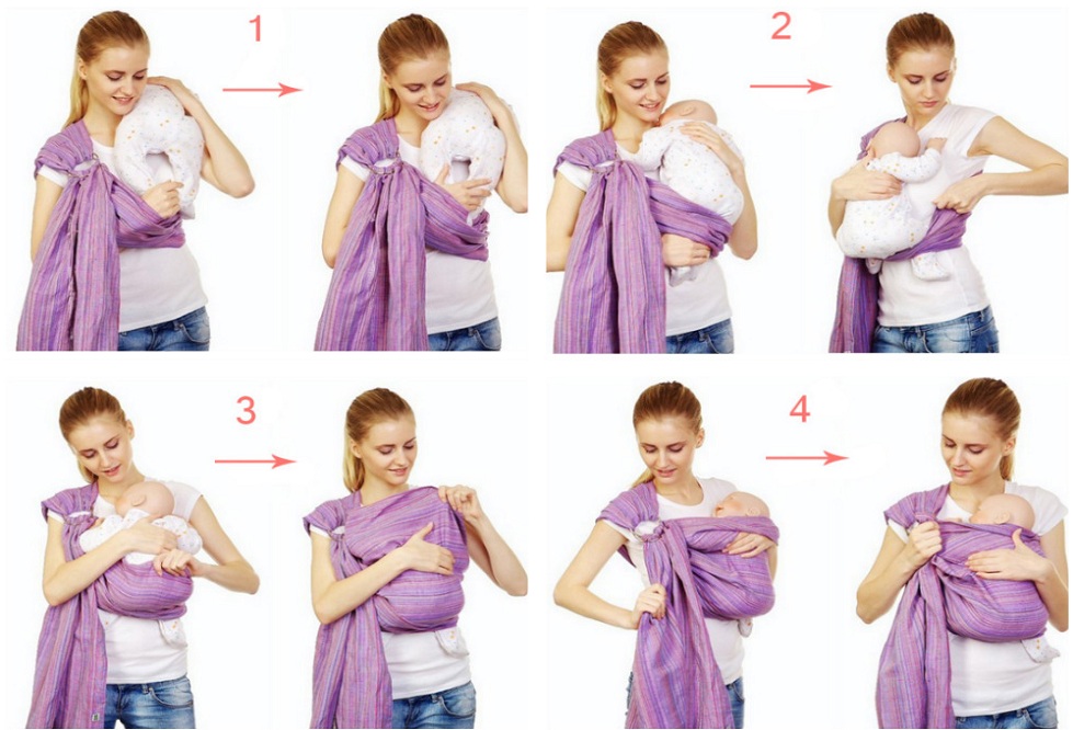 Слинг своими руками для новорожденного: как сделать (сшить)