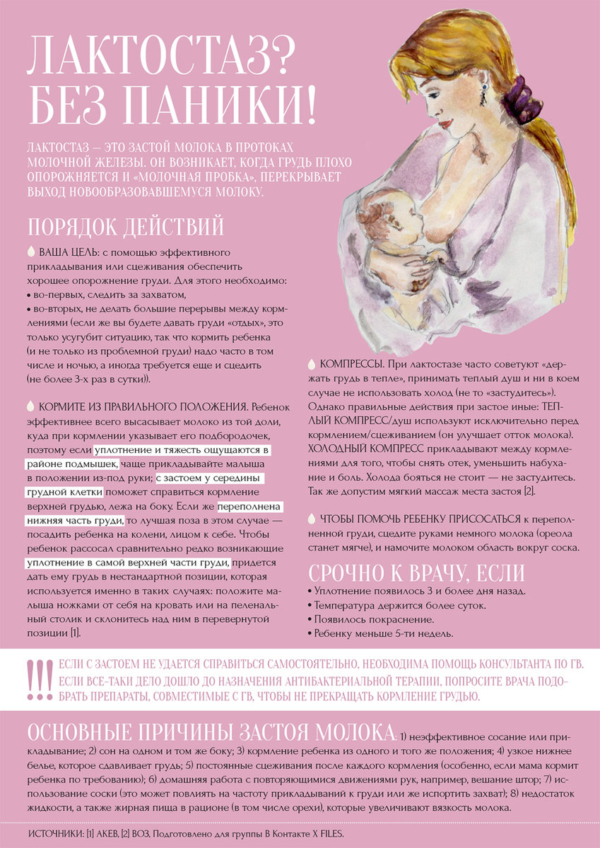 Лактостаз у кормящей матери: симптомы и лечение | уроки для мам