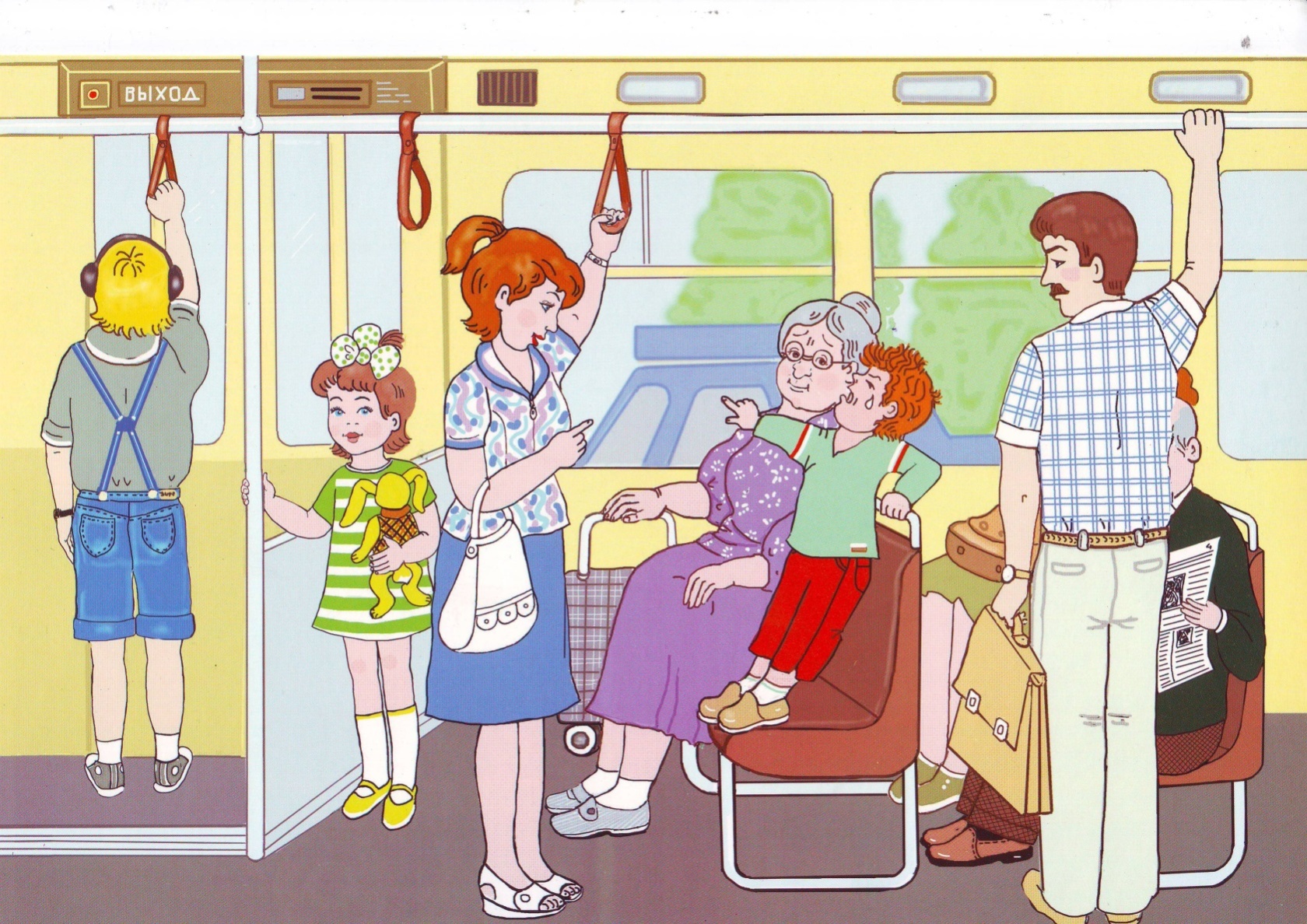 Занятие на тему «поведение в общественном транспорте» для детей дошкольников 5-7 лет