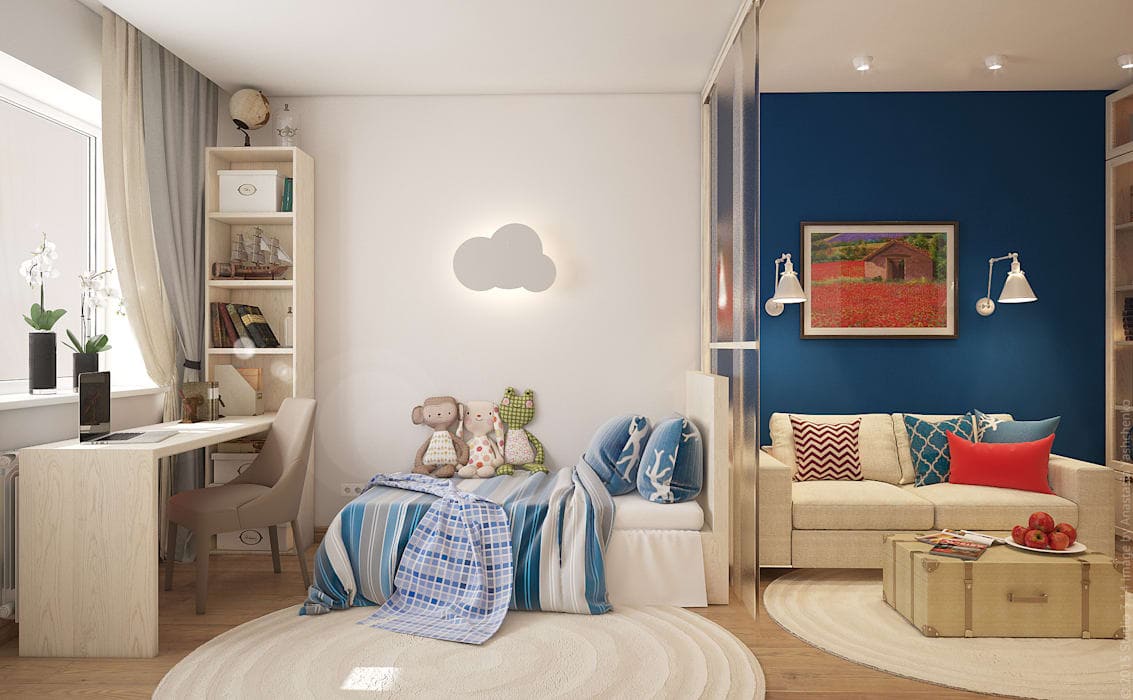 Детская комната: дизайн современного интерьера, идеи как красиво обустроить - 37 фото