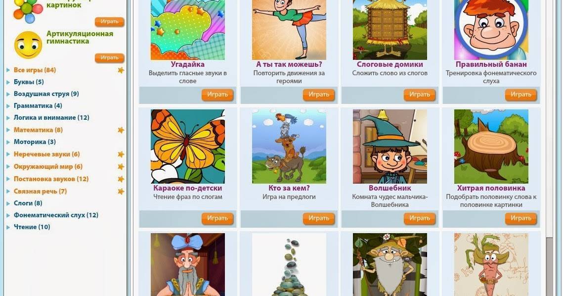 Речевые игры для детей: картотека игр по развитию речи