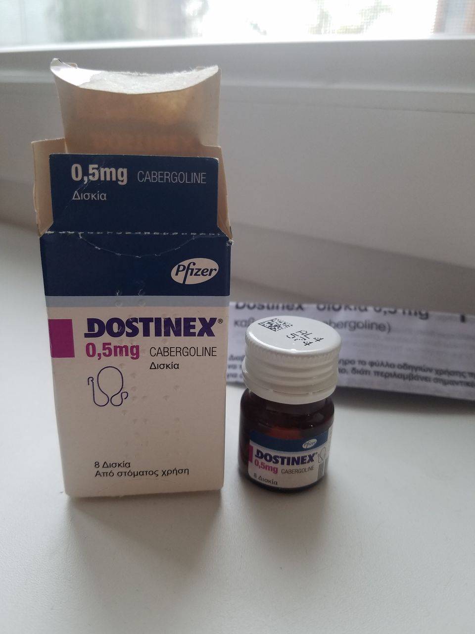 Достинекс таблетки 0,5 мг инструкция, способ применения и дозы. cabergoline действующее вещество. срок годности, аналоги, побочные эффекты.