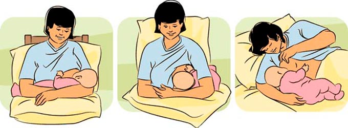 Топ-8 самых удобных поз для кормления детей грудью