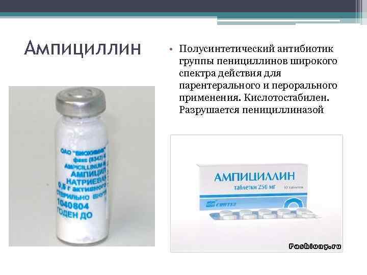 Ампициллин при лактации