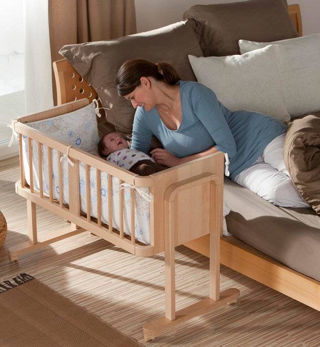 Приставная кроватка для новорожденных - виды. как выбрать?