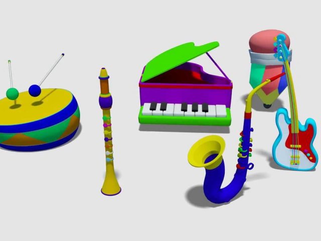 Звуки музыкальных инструментов (развивающее видео для детей)