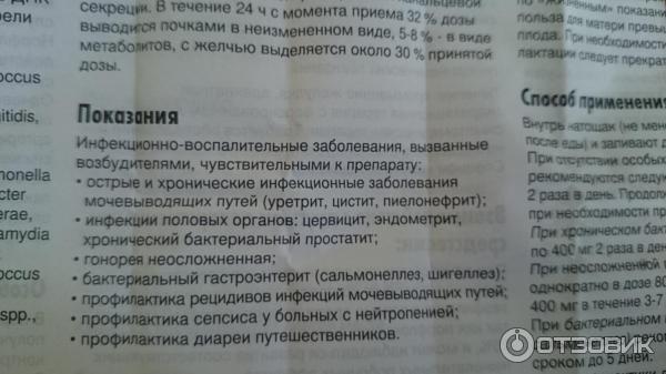 Нолицин при грудном вскармливании