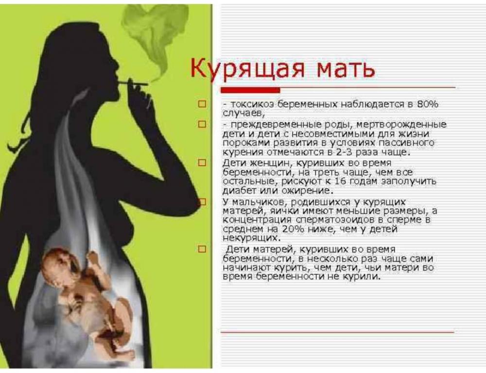 Курение при беременности – губительные последствия для малыша