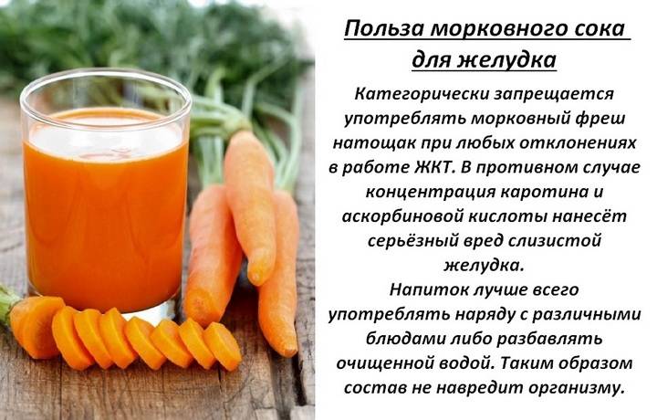 Можно ли детям морковный сок, с какого возраста